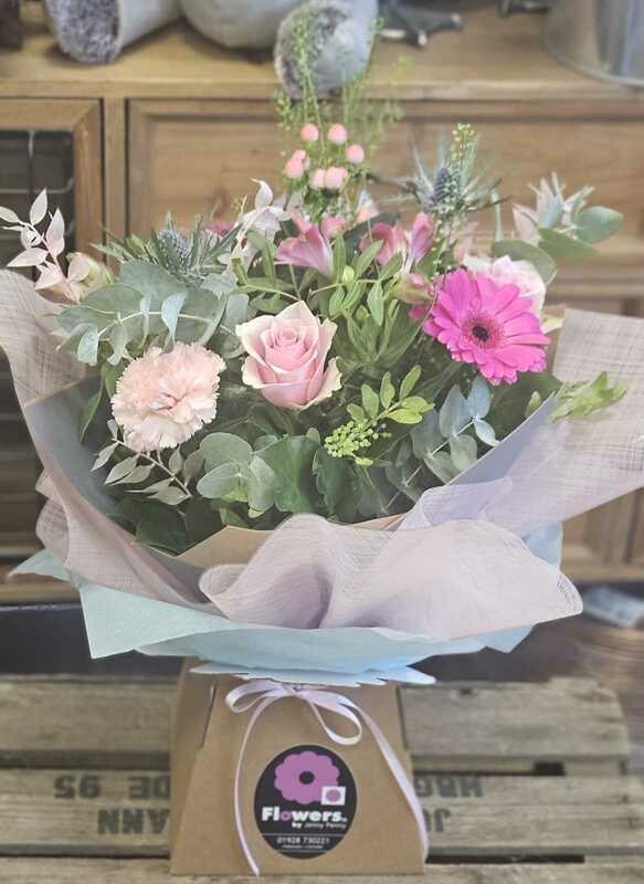 Flowers delivered to customer