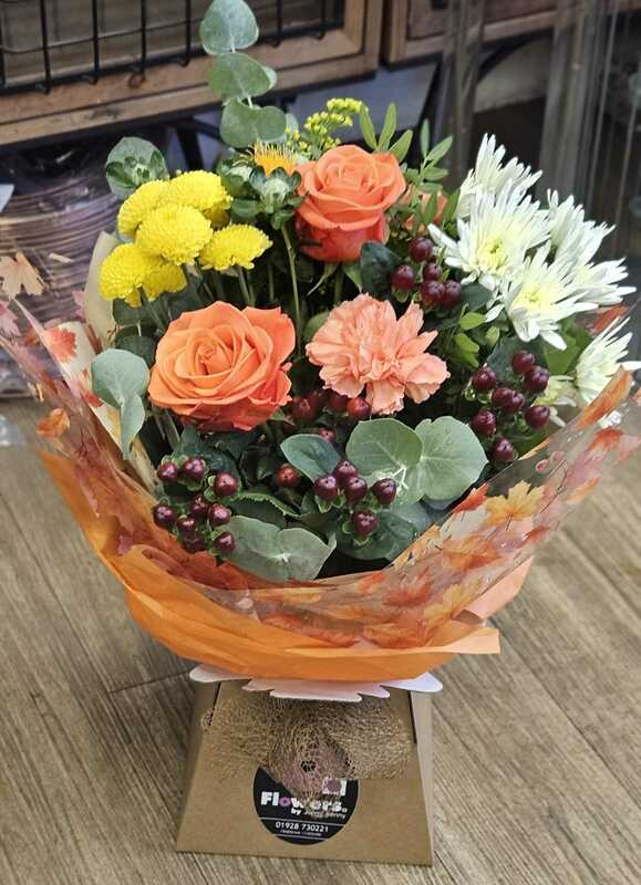 Flowers delivered to customer