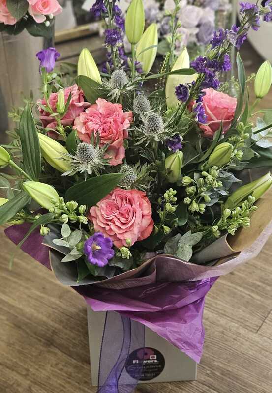 Flowers delivered to customer