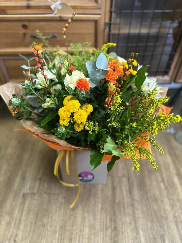 Flowers delivered to customer