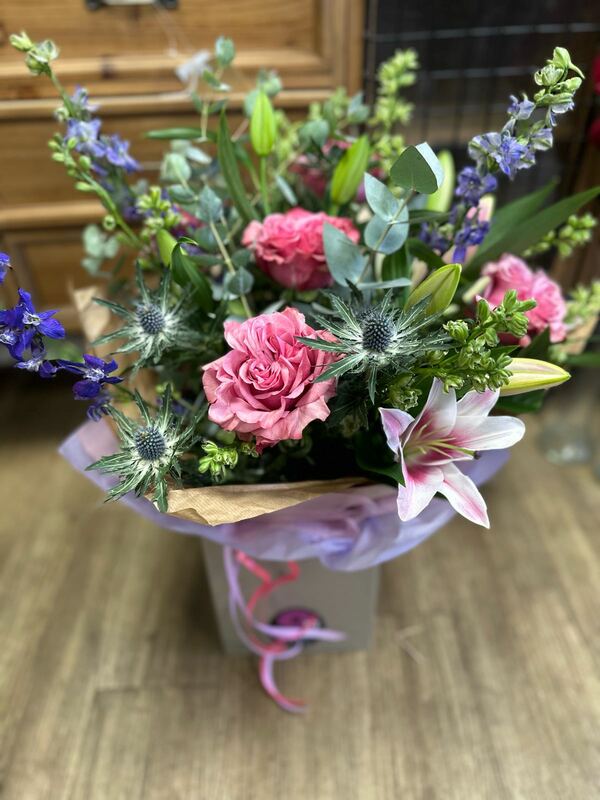 Flowers delivered to customer