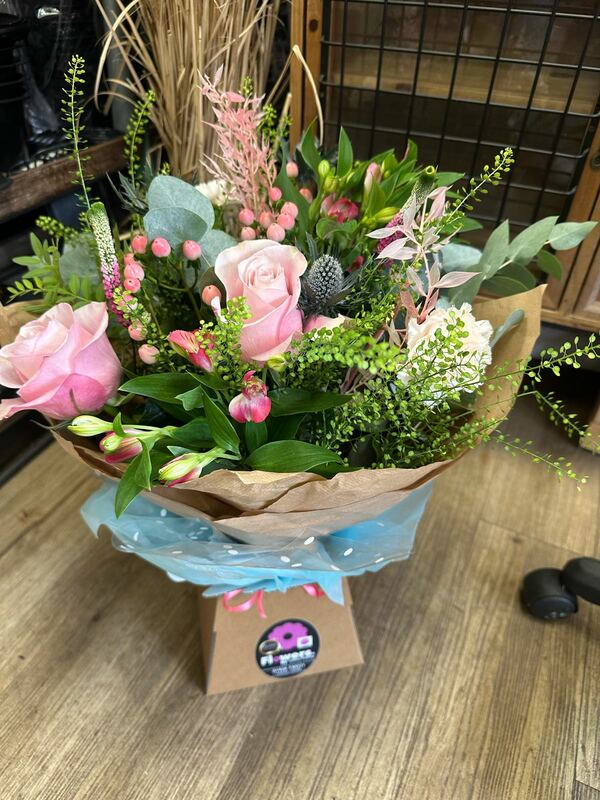 Flowers delivered to customer