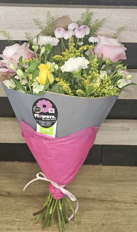 Flowers delivered to customer