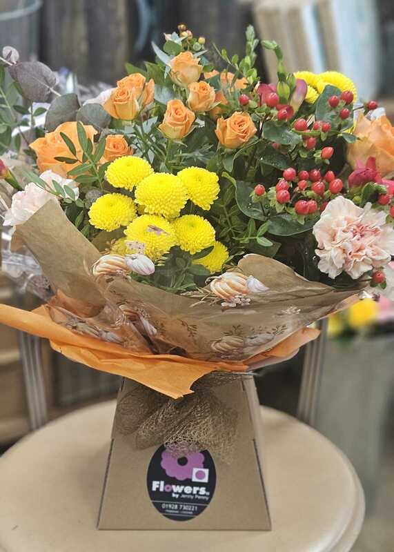 Flowers delivered to customer