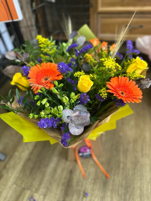 Flowers delivered to customer