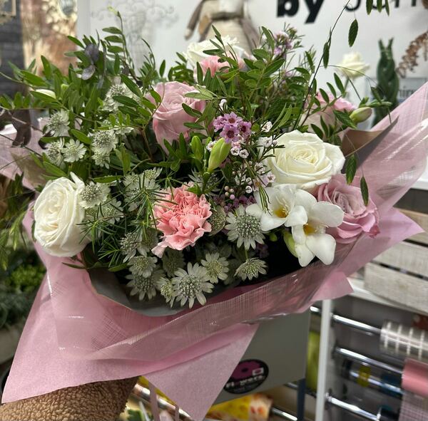 Flowers delivered to customer