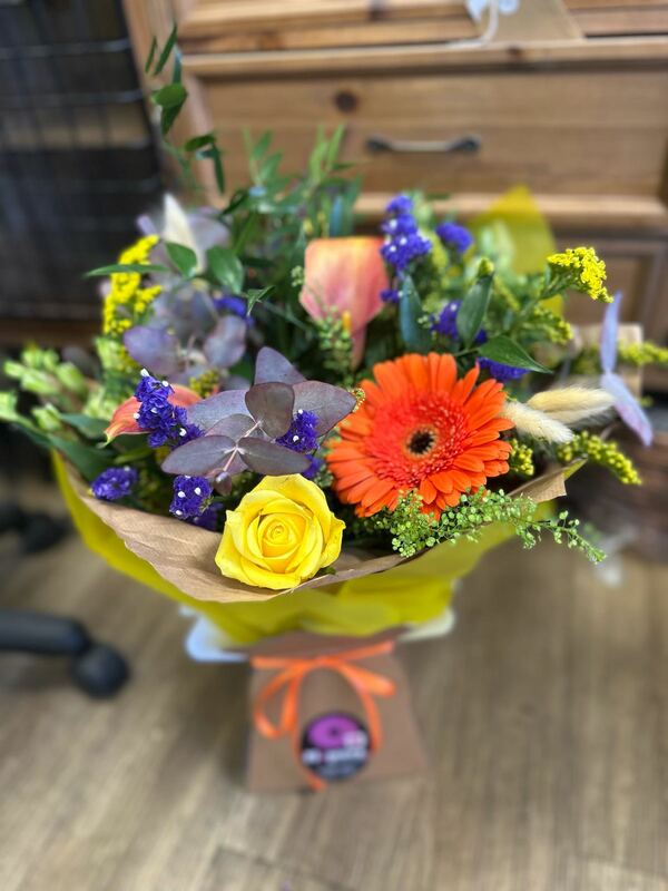 Flowers delivered to customer