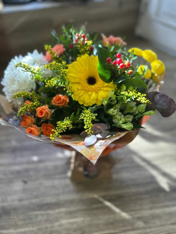 Flowers delivered to customer