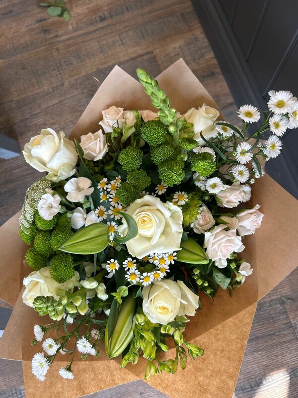 Flowers delivered to customer