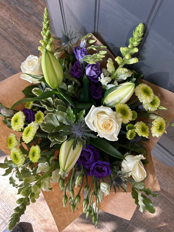 Flowers delivered to customer
