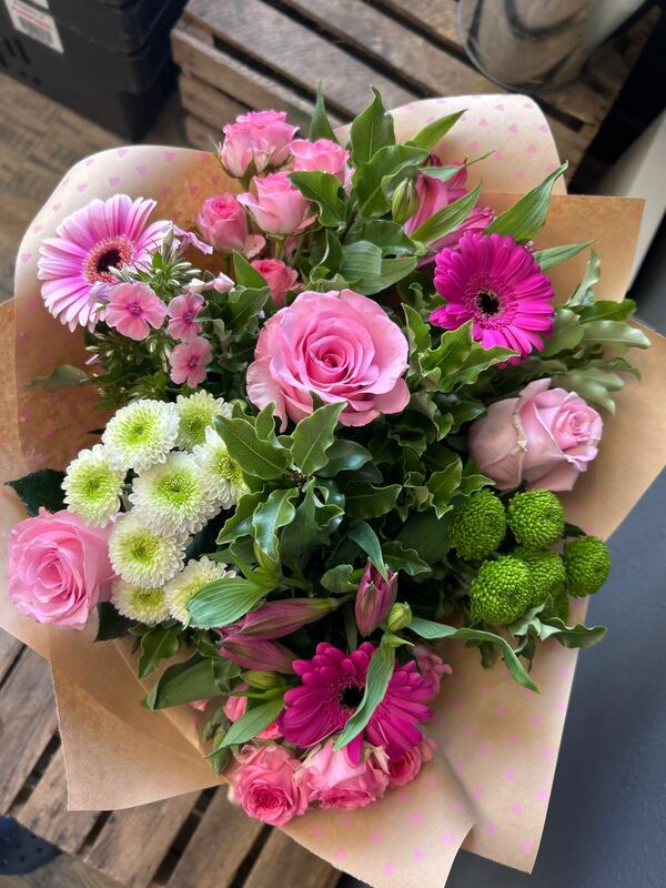 Flowers delivered to customer