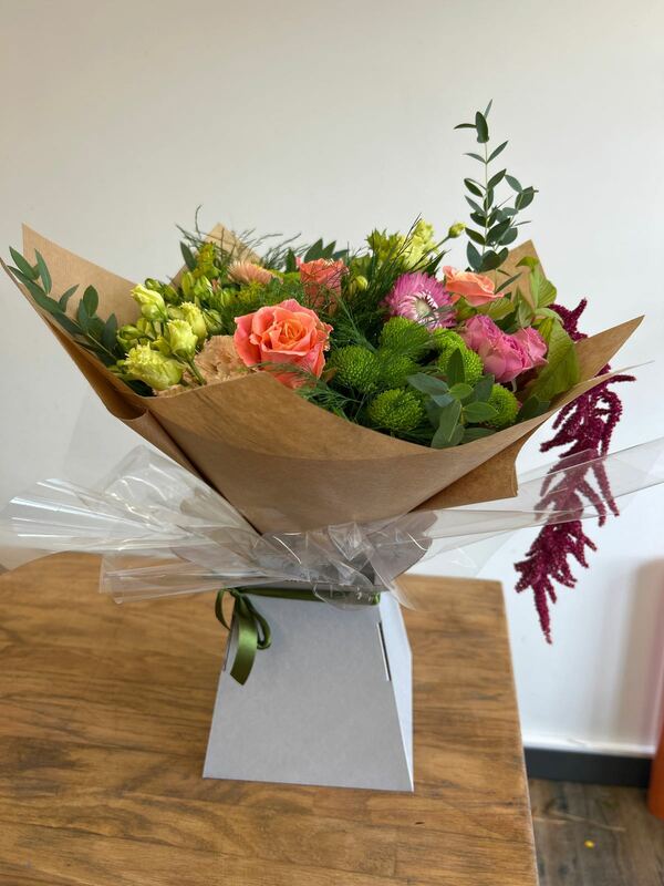 Flowers delivered to customer