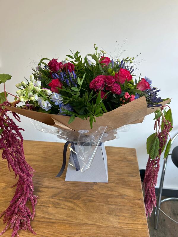 Flowers delivered to customer