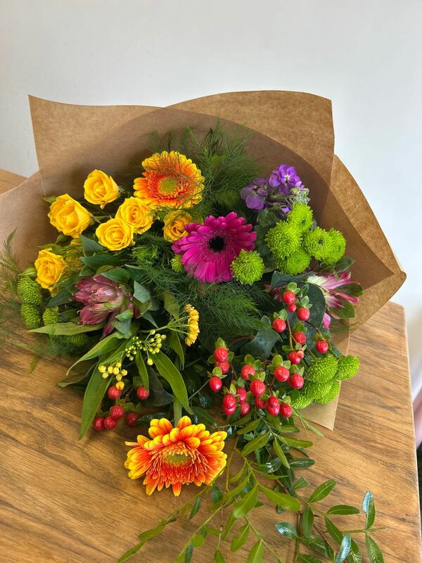 Flowers delivered to customer
