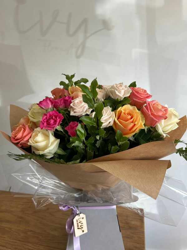 Flowers delivered to customer