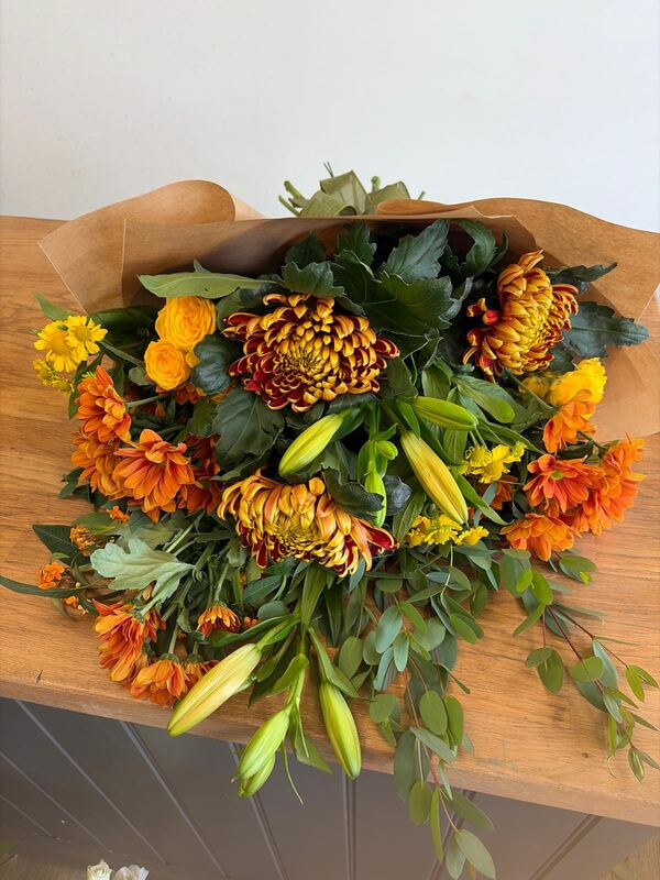 Flowers delivered to customer