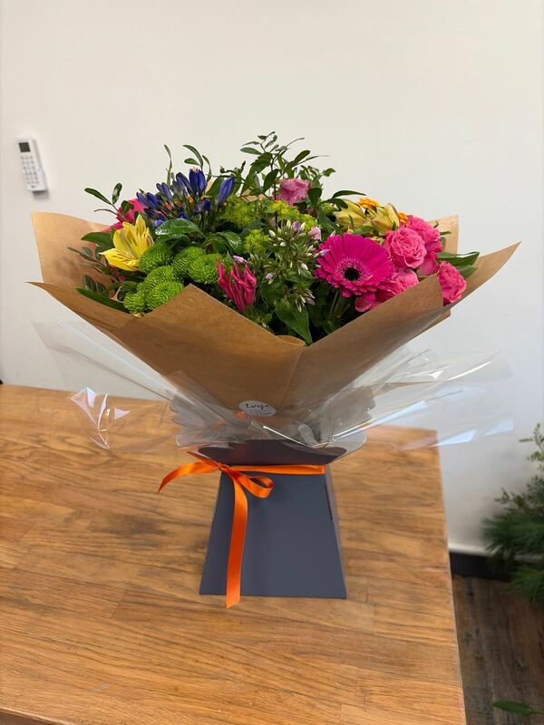 Flowers delivered to customer