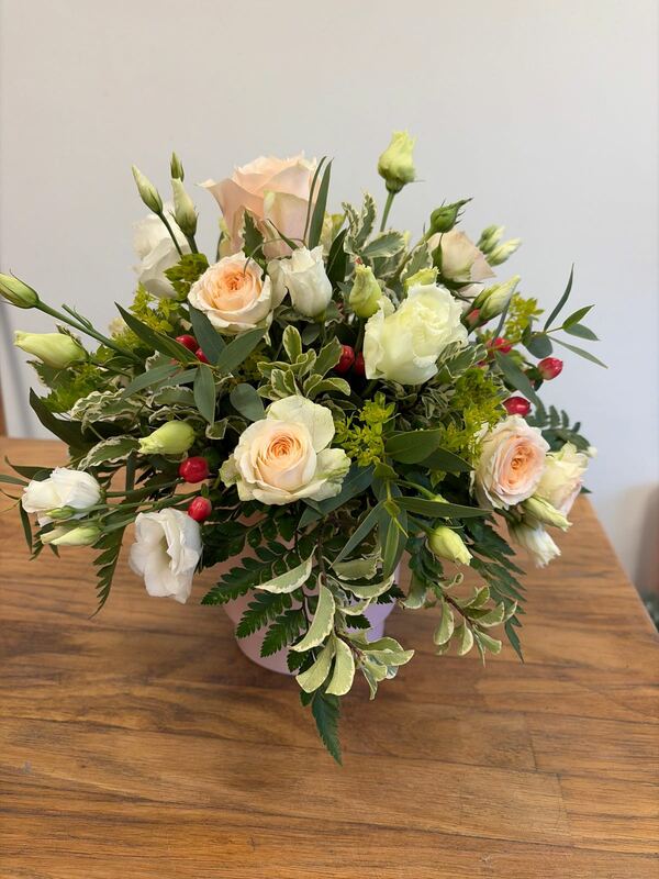 Flowers delivered to customer