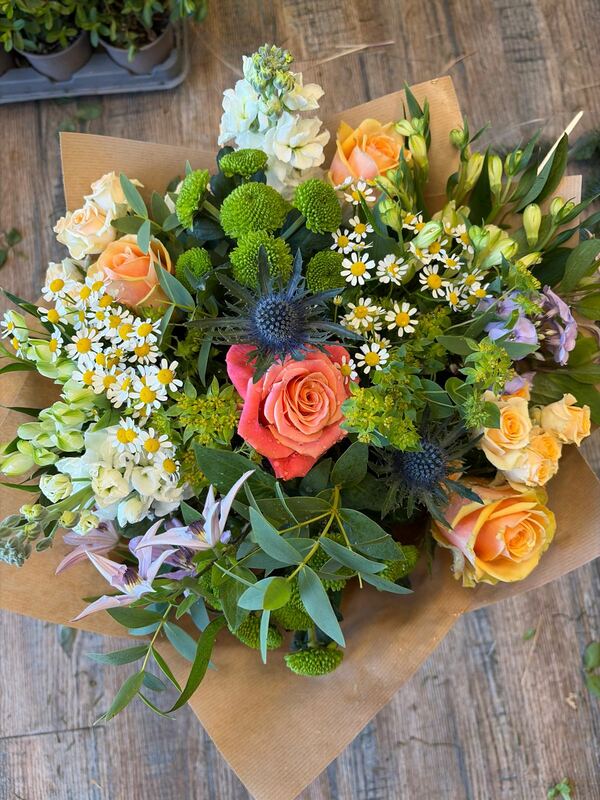 Flowers delivered to customer