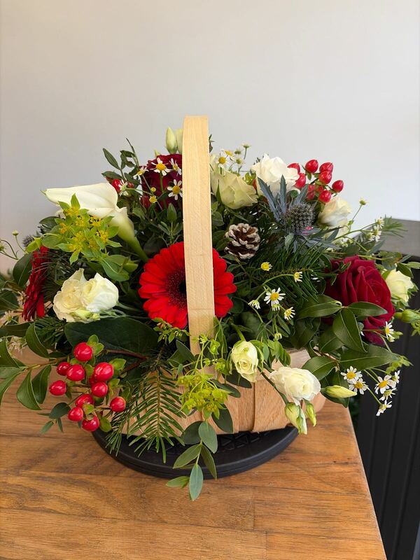 Flowers delivered to customer
