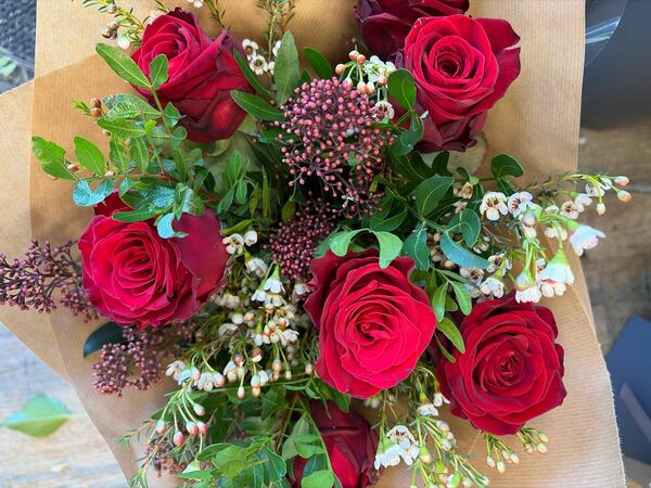 Flowers delivered to customer