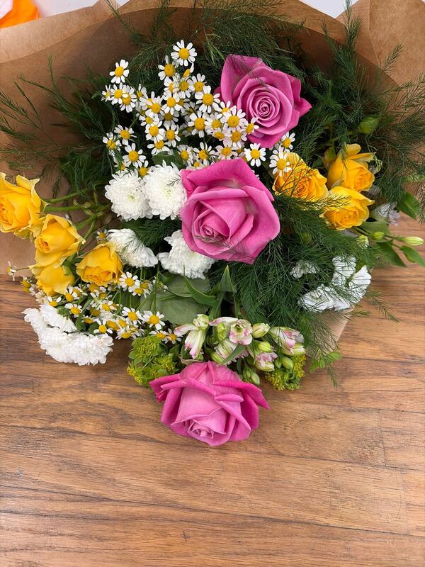 Flowers delivered to customer