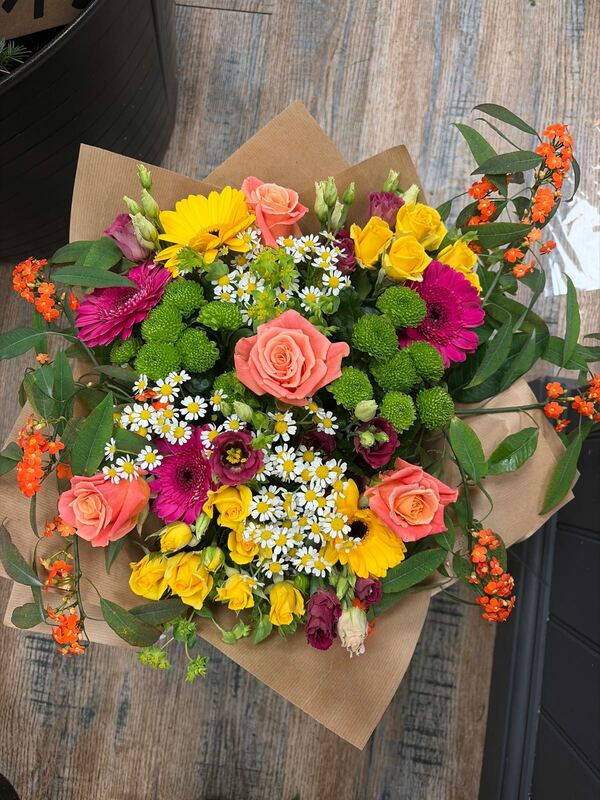 Flowers delivered to customer