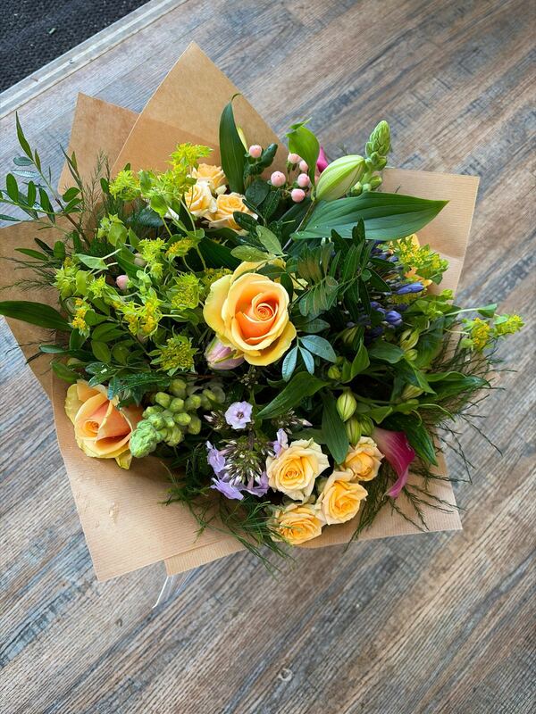 Flowers delivered to customer