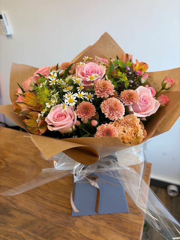 Flowers delivered to customer