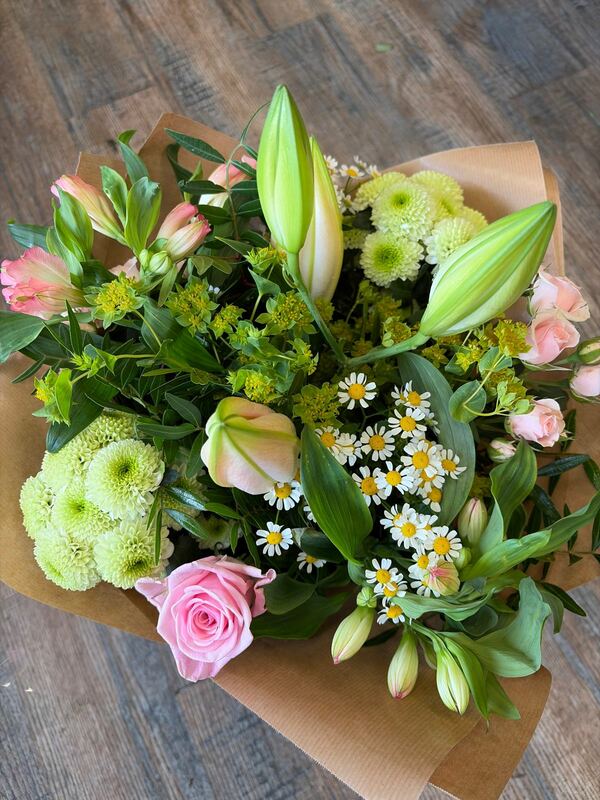 Flowers delivered to customer