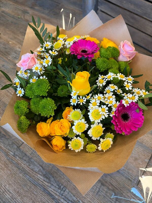 Flowers delivered to customer
