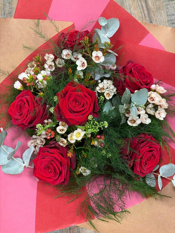 Flowers delivered to customer