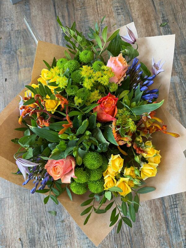 Flowers delivered to customer