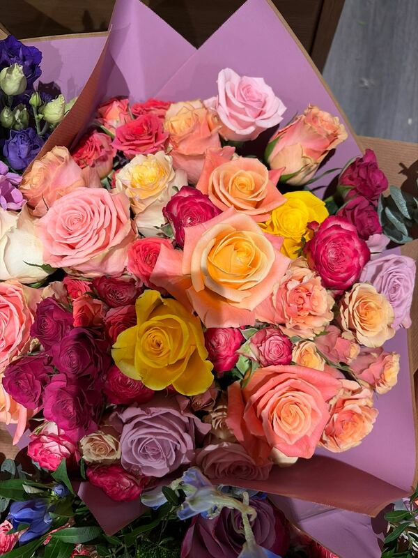 Flowers delivered to customer