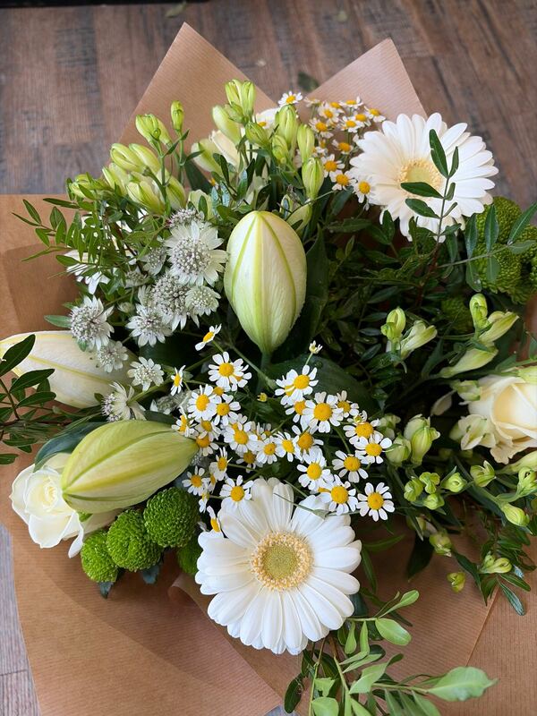 Flowers delivered to customer