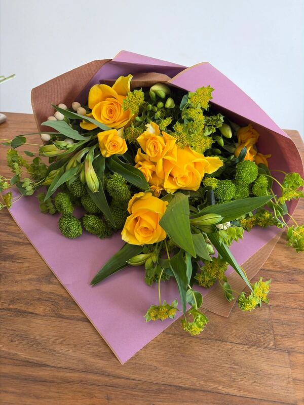 Flowers delivered to customer