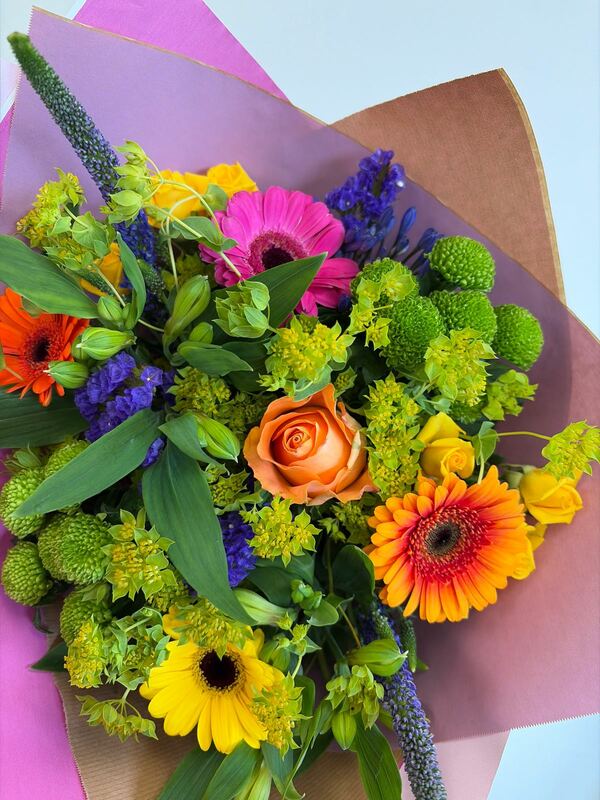 Flowers delivered to customer