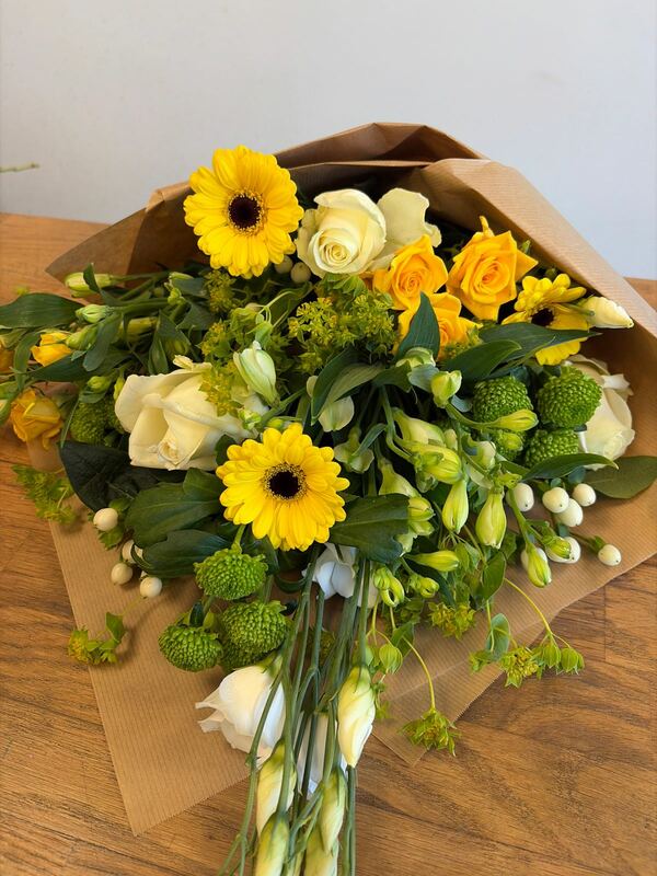 Flowers delivered to customer