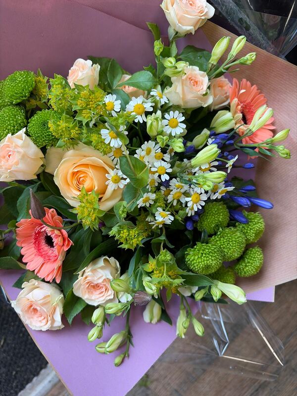 Flowers delivered to customer