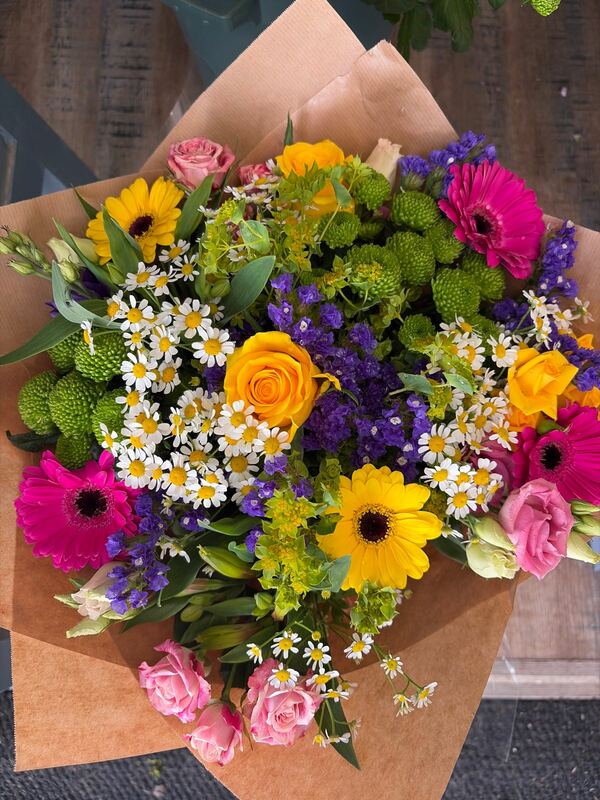Flowers delivered to customer