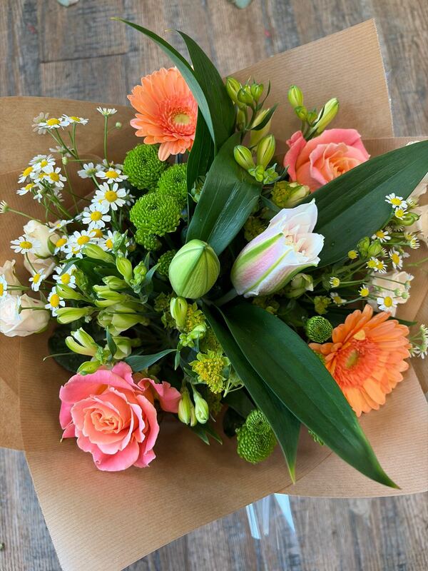 Flowers delivered to customer