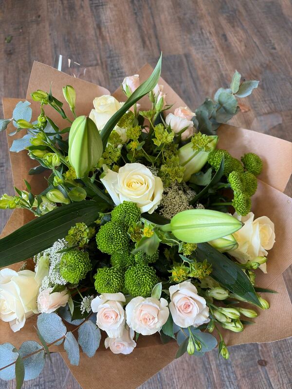 Flowers delivered to customer