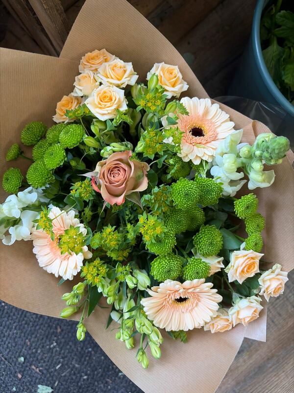 Flowers delivered to customer