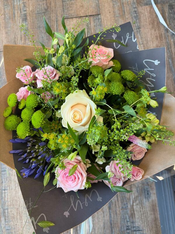 Flowers delivered to customer