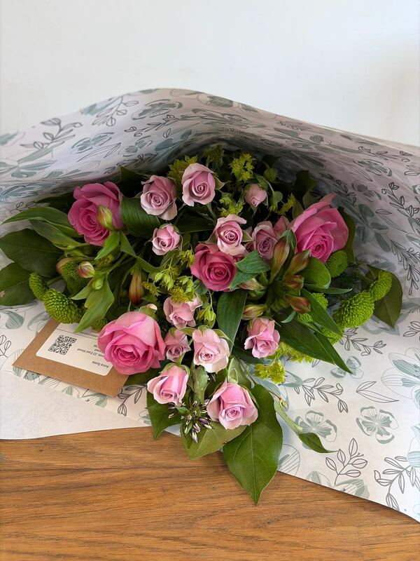 Flowers delivered to customer