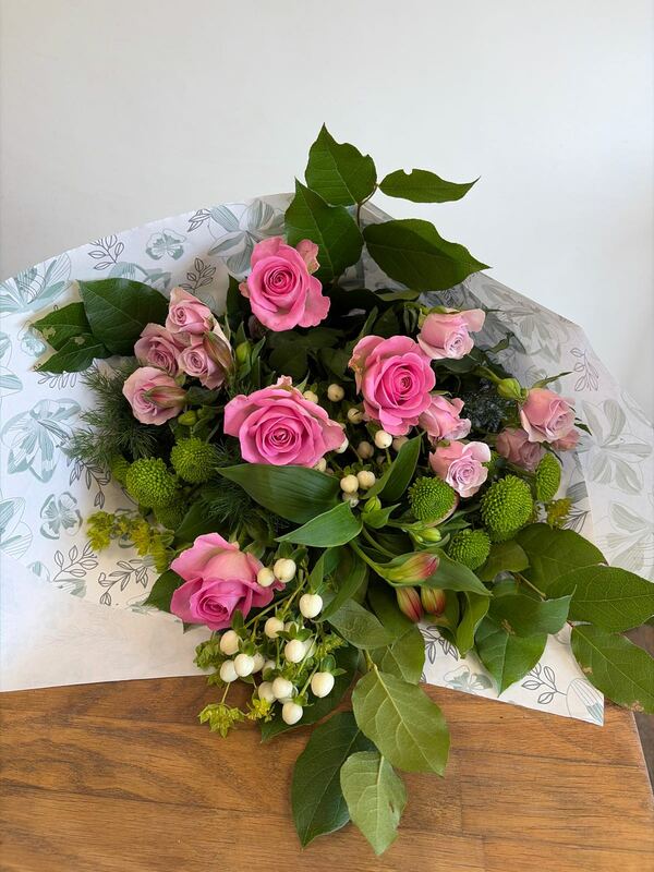 Flowers delivered to customer