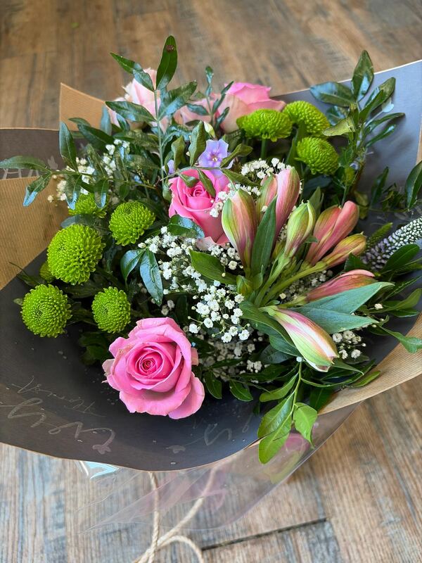 Flowers delivered to customer