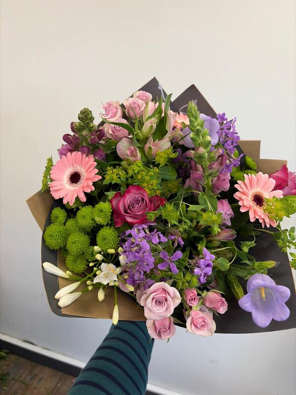 Flowers delivered to customer