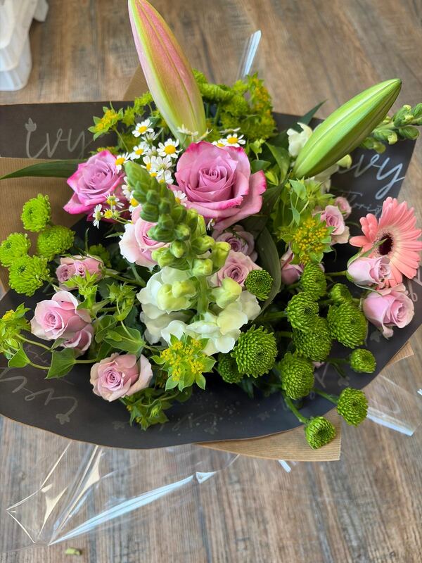Flowers delivered to customer