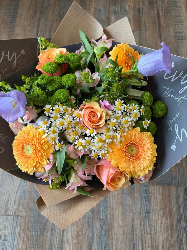Flowers delivered to customer